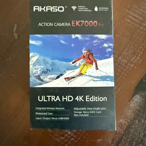 EK7000 Pro Action Camera - Black (opened box) but New - Picture 5 of 11